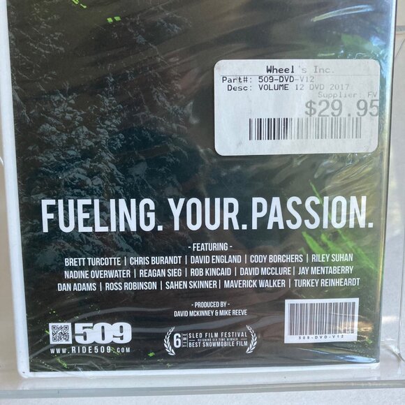 Ride 509 Films Volume 12 Backcountry Snowmobile DVD NEW/SEALED - Picture 4 of 5